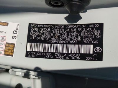2021 Toyota Corolla LE