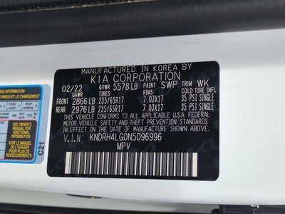 2022 Kia Sorento Hybrid EX