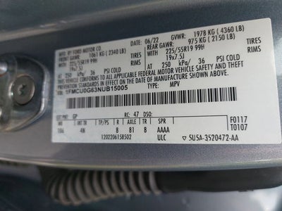 2022 Ford Escape SE