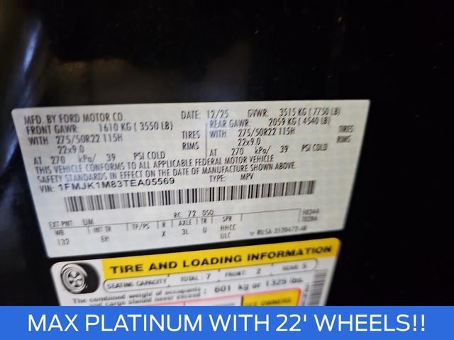 2026 Ford Expedition Max Platinum