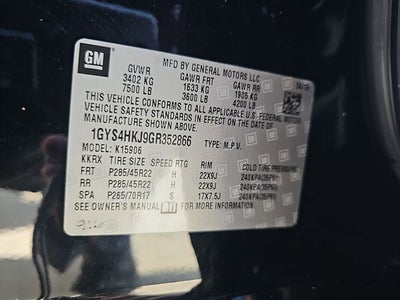 2016 Cadillac Escalade ESV Luxury