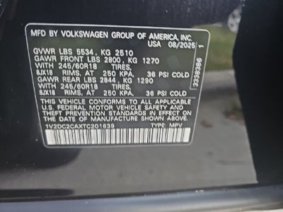 2026 Volkswagen Atlas Cross Sport SE