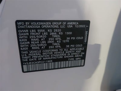 2023 Volkswagen Atlas Cross Sport 3.6L V6 SE w/Technology