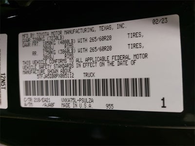 2023 Toyota Tundra Limited