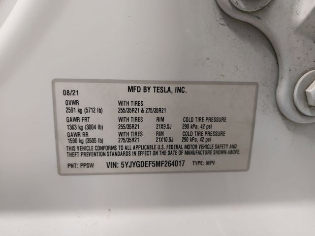 2021 Tesla Model Y Performance