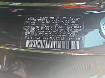 2022 Hyundai Tucson Plug-In Hybrid SEL