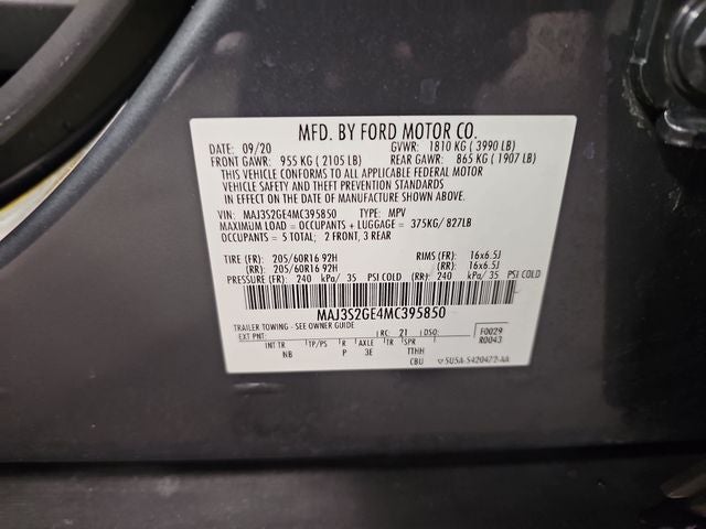 2021 Ford EcoSport SE