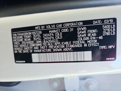 2019 Volvo XC60 T6 Momentum