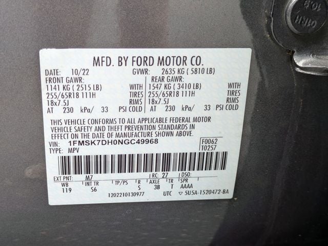 2022 Ford Explorer XLT