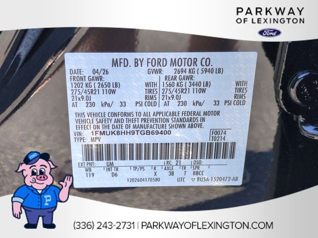 2026 Ford Explorer Platinum