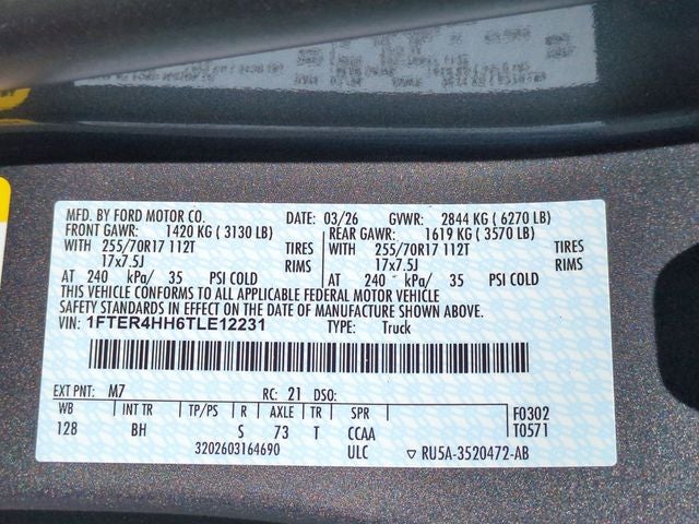 2026 Ford Ranger XLT