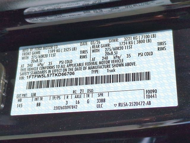 2026 Ford F-150 Lariat