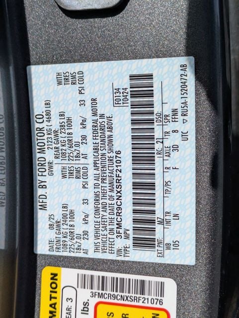 2025 Ford Bronco Sport Outer Banks