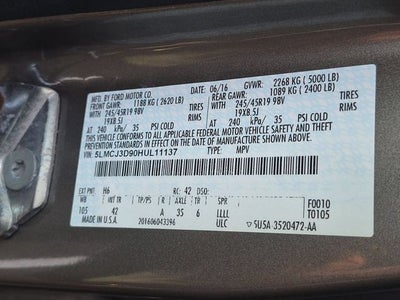 2017 Lincoln MKC Reserve