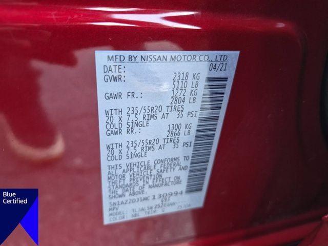 2021 Nissan Murano Platinum